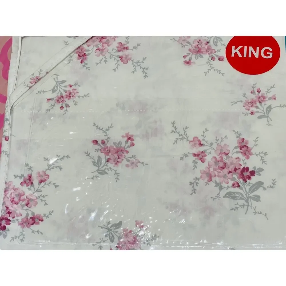 NWT❤️Rachel Ashwell The Farmhouse Shabby Chic Cotton King Sheet Set